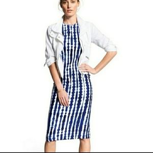 Athleta | Tidal Tye Dye Blue White Midi Tank Dress